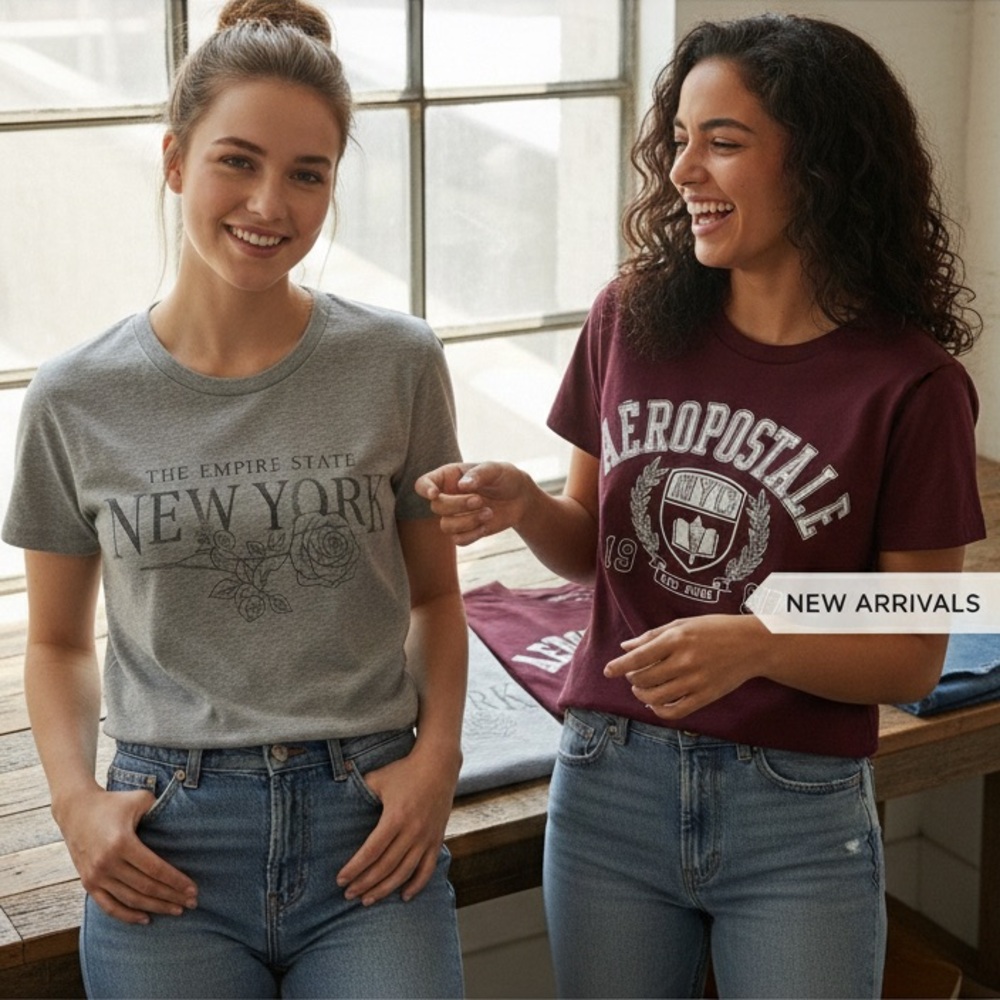 Aeropostale Graphic T-Shirt Bundle | Set of 2 | Size XS - Picture 2 of 5